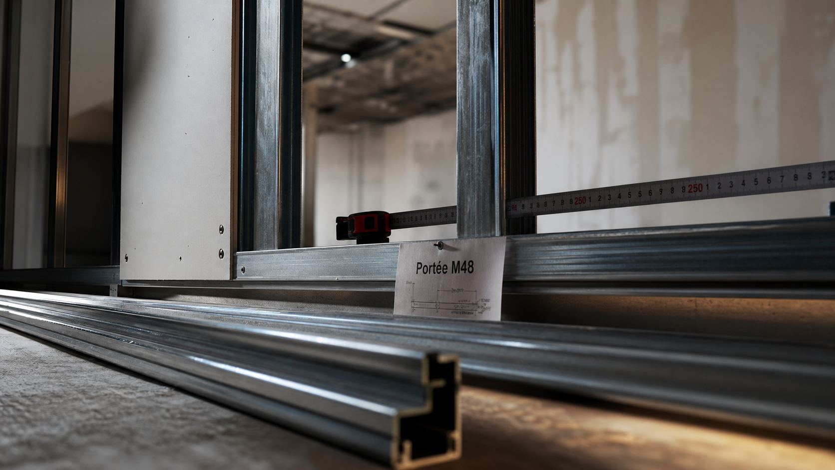 Portée maximum plafond autoportant m48 : risques de flèche