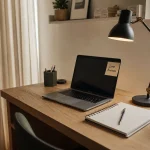 Aménager un bureau dans un petit espace : bureau 120 cm et rangements verticaux près d’une fenêtre