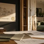 Architecte d’intérieur Angers pour rénovation et aménagement intérieur, salon en travaux