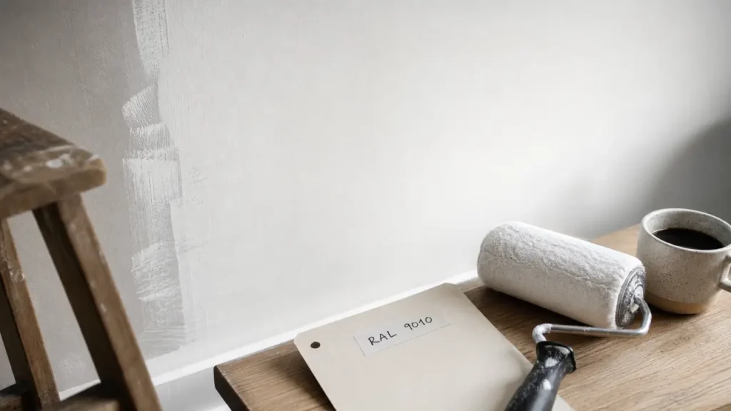 Blanc pur : pourquoi le RAL 9010 est la référence incontournable pour votre intérieur