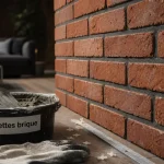 Brique pour mur intérieur rouge, grise ou sable rosé : pose de plaquettes