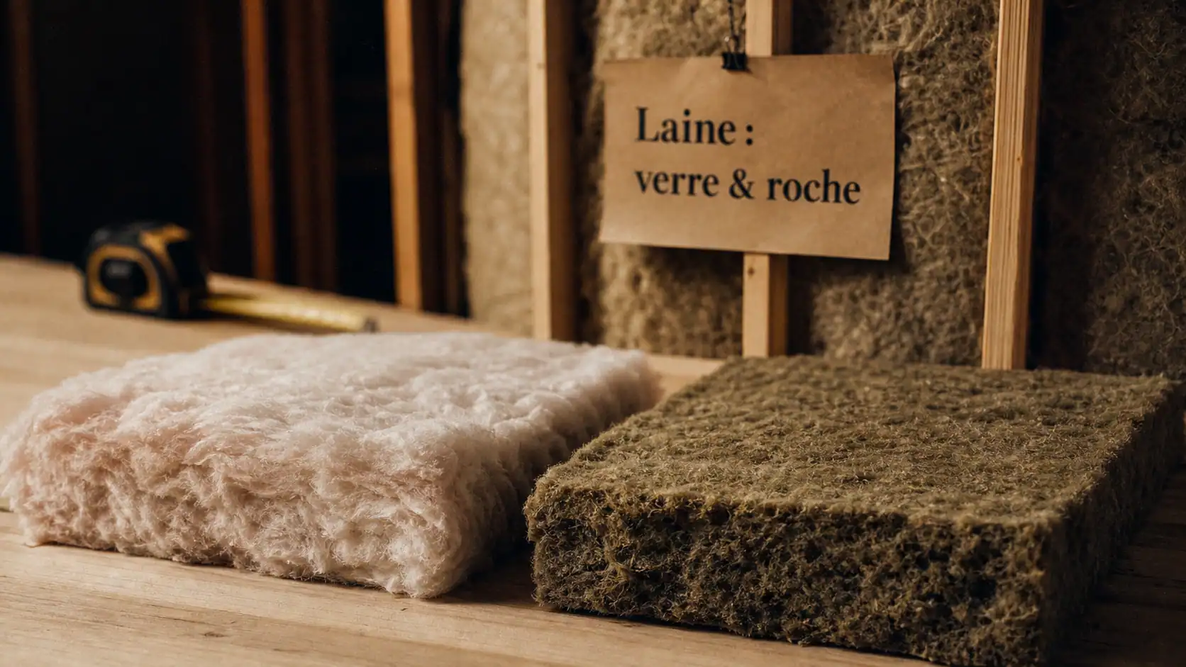 Différence entre laine de verre et laine de roche : panneaux d’isolant