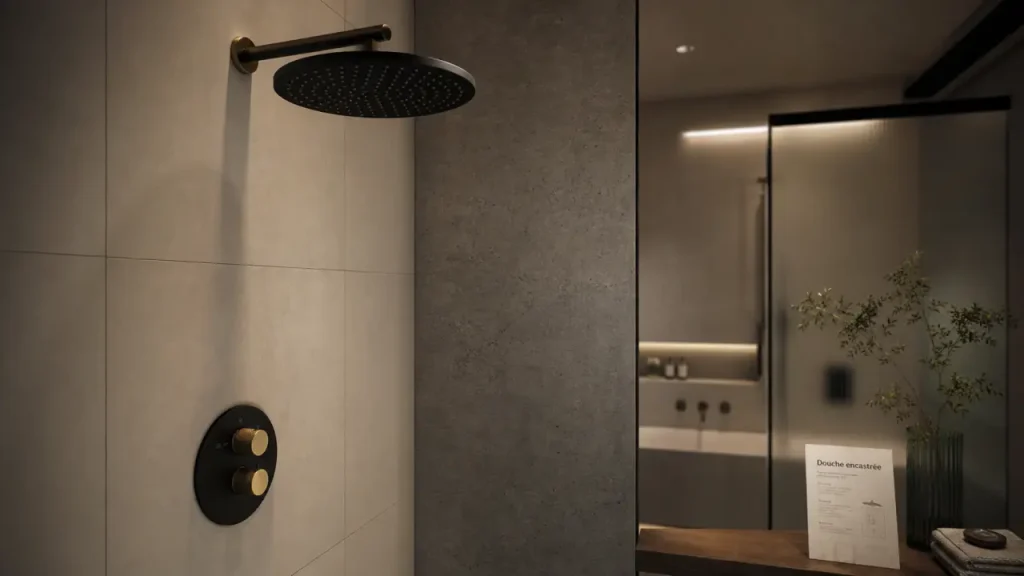 Douche encastrée : comment choisir le design et la technique pour une installation sans erreur