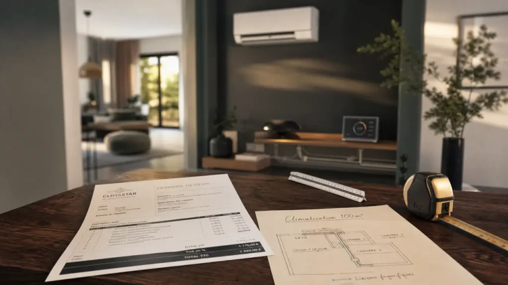 Prix climatisation maison 100m2 : budget 850 à 12 500 €