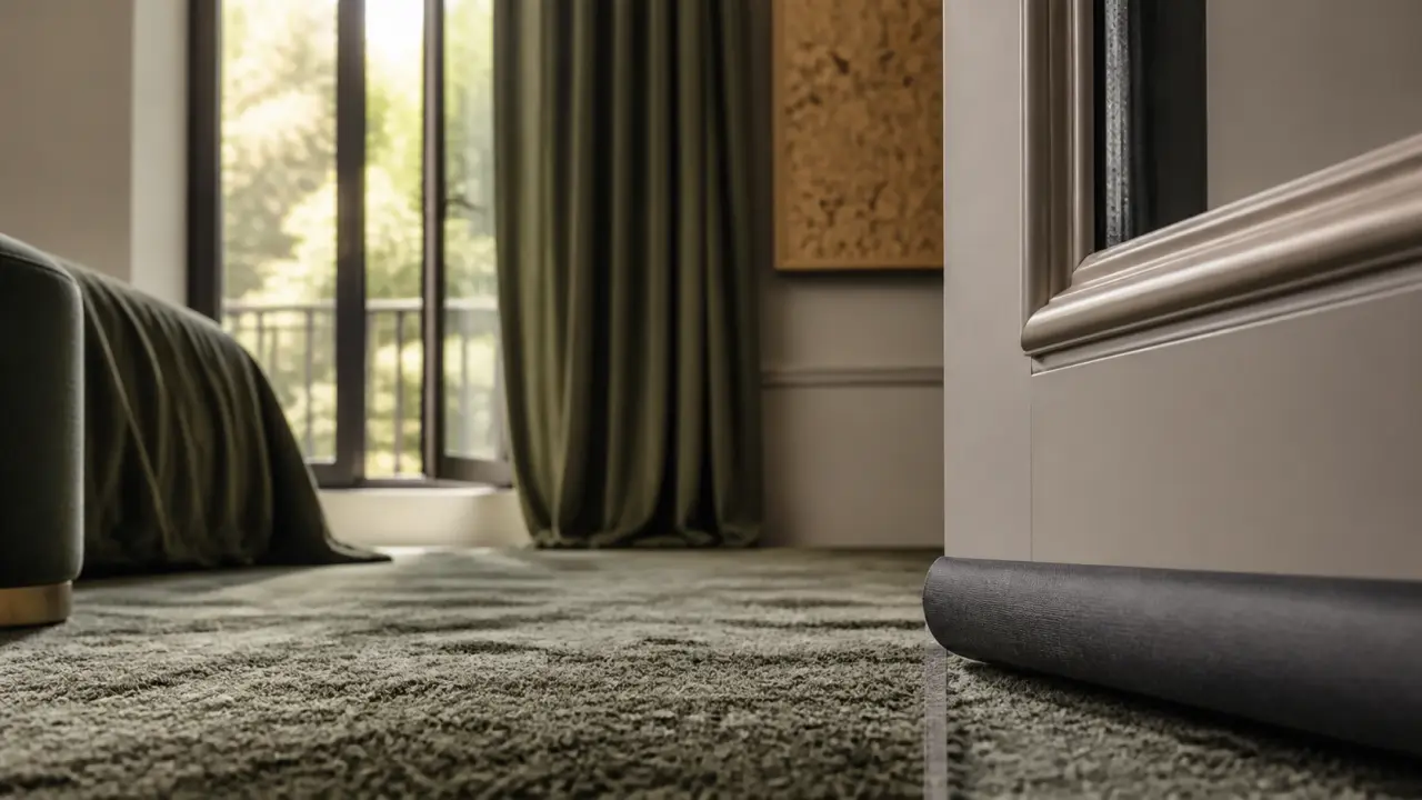 Insonoriser une chambre : porte et fenêtre avec joints d’étanchéité acoustiques