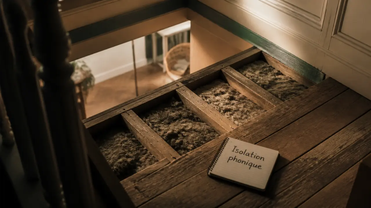 Isolation phonique plancher en bois : sous-couche acoustique et résilient