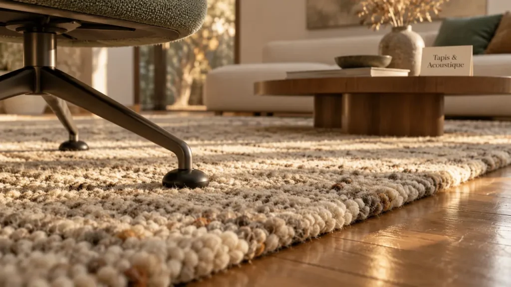 Isolation phonique tapis : bruits de pas réduits