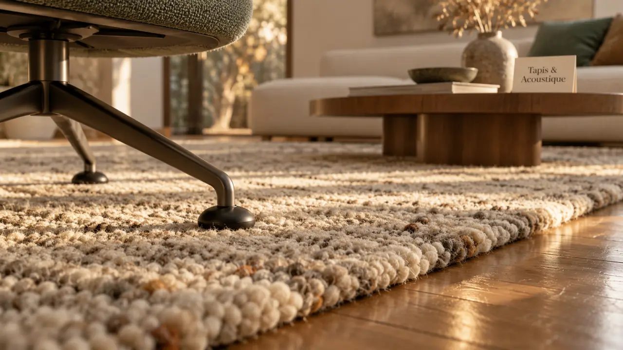 Isolation phonique tapis : bruits de pas réduits