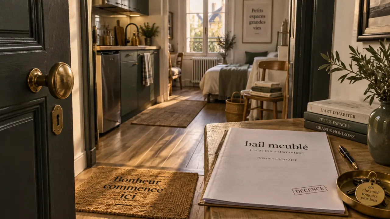 Entrée indépendante pour louer une partie de sa maison avec kitchenette et studio