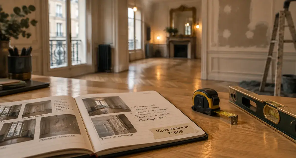 Rénovation appartement paris 5 : carnet technique et rénovation dans un ancien à 75005